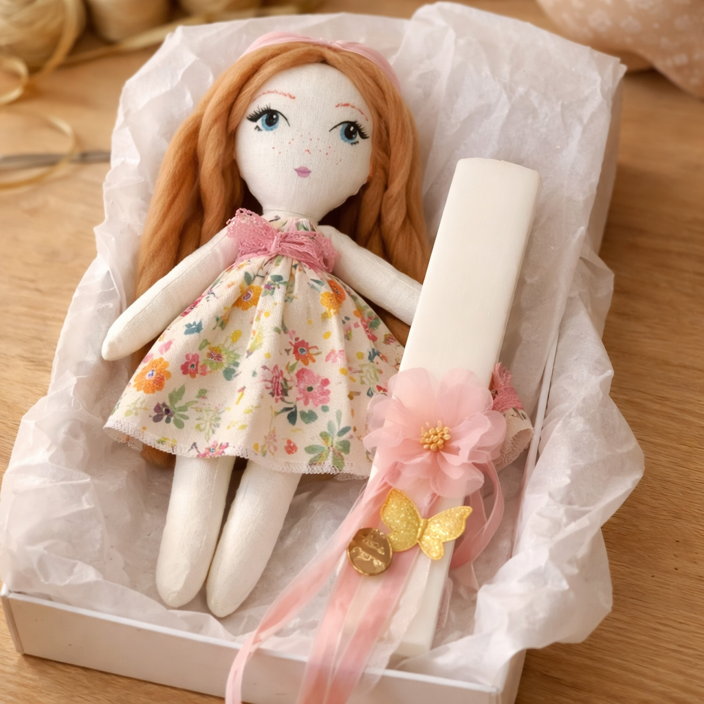 Kids Easter Candle with Doll