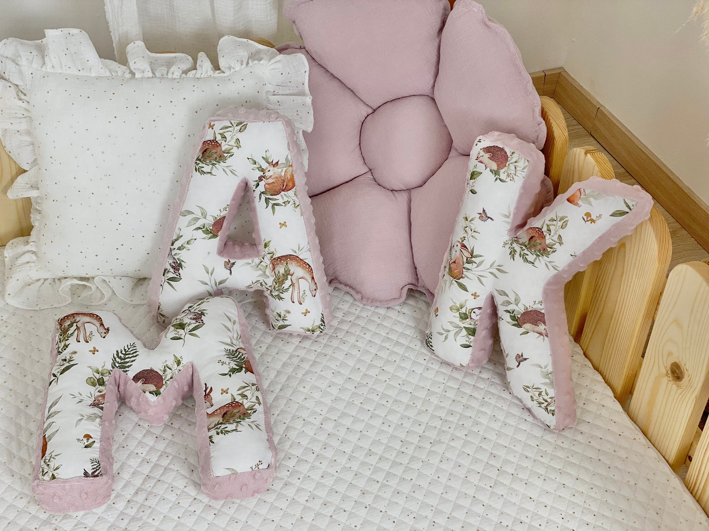 Monogram letter cushion | Initial gift cushion