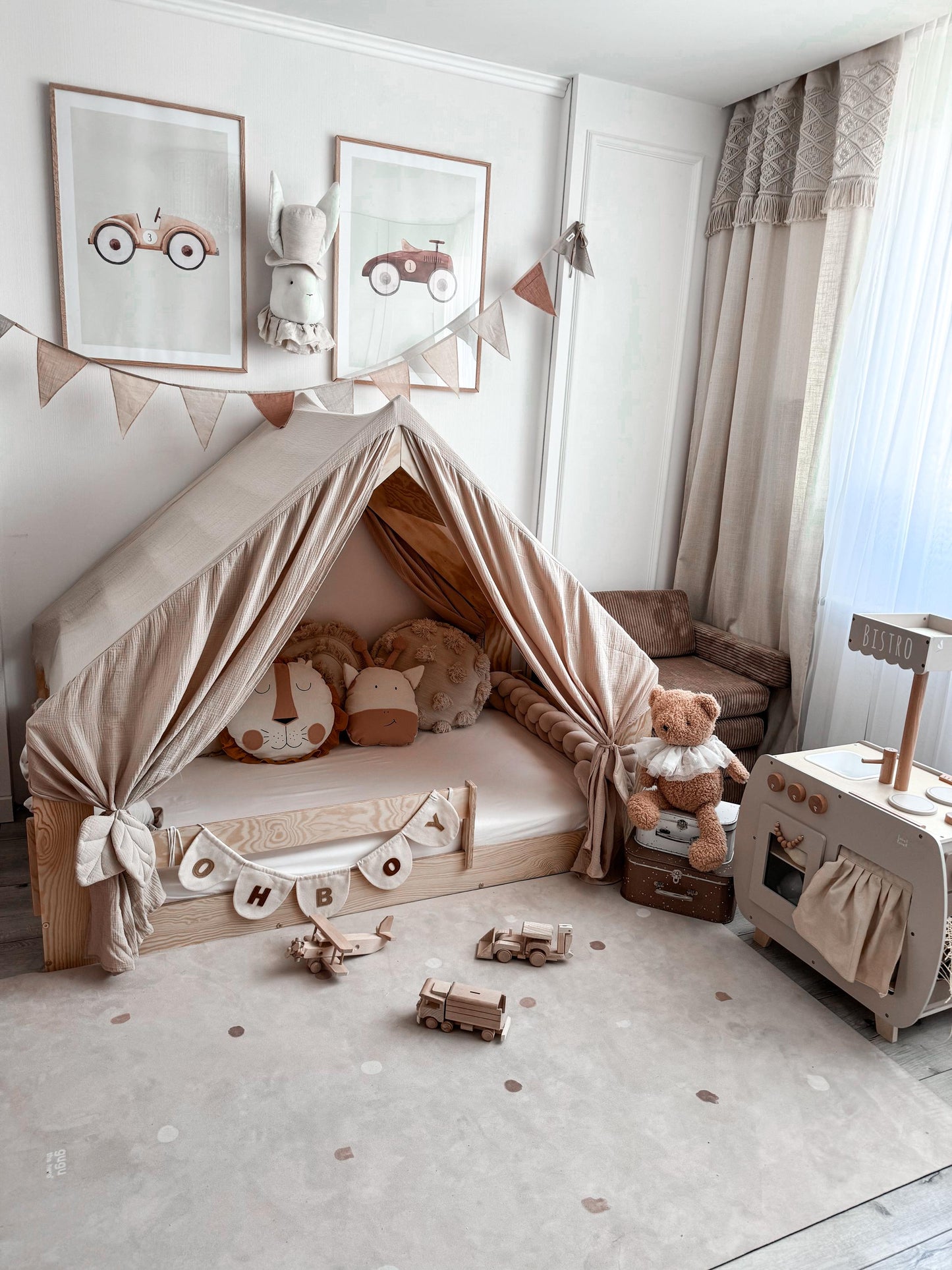 Muslin Canopy | Toddler Bed Canopy