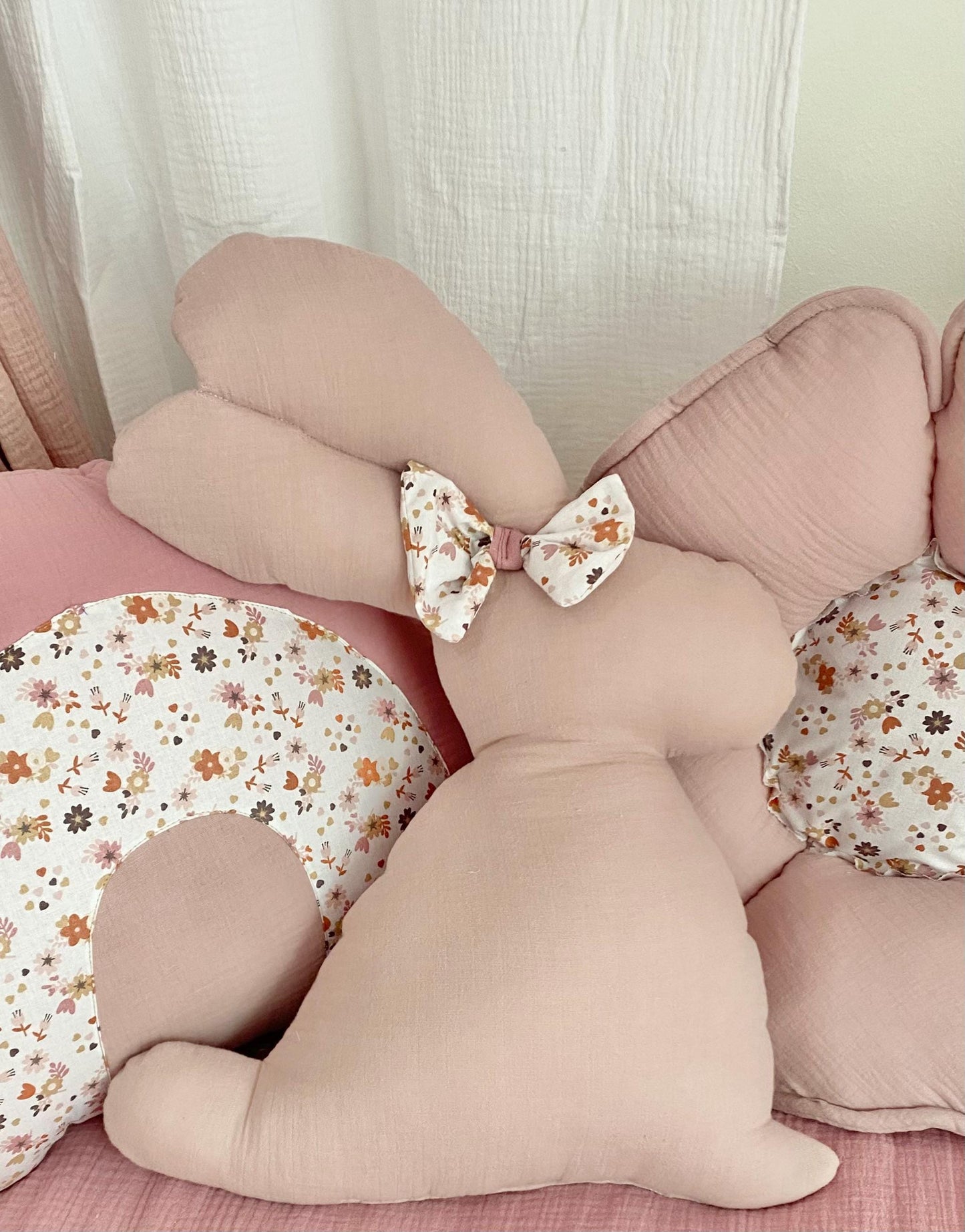 Kids Decorative Butterfly Pillow, Kids Room Decor Cushion with ruffles