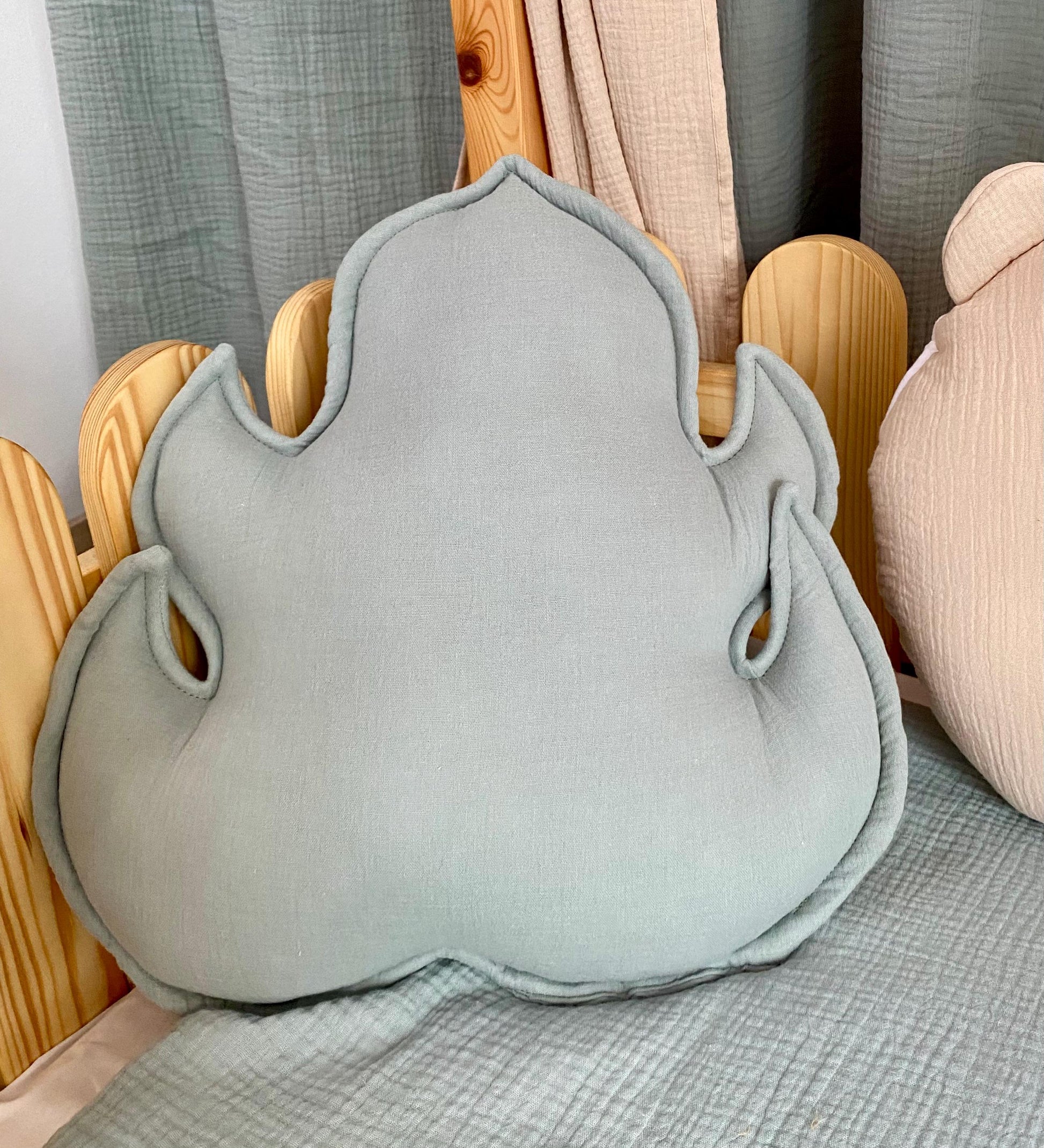 Kids Decorative Lion Pillow, Safari Themed Children's Room