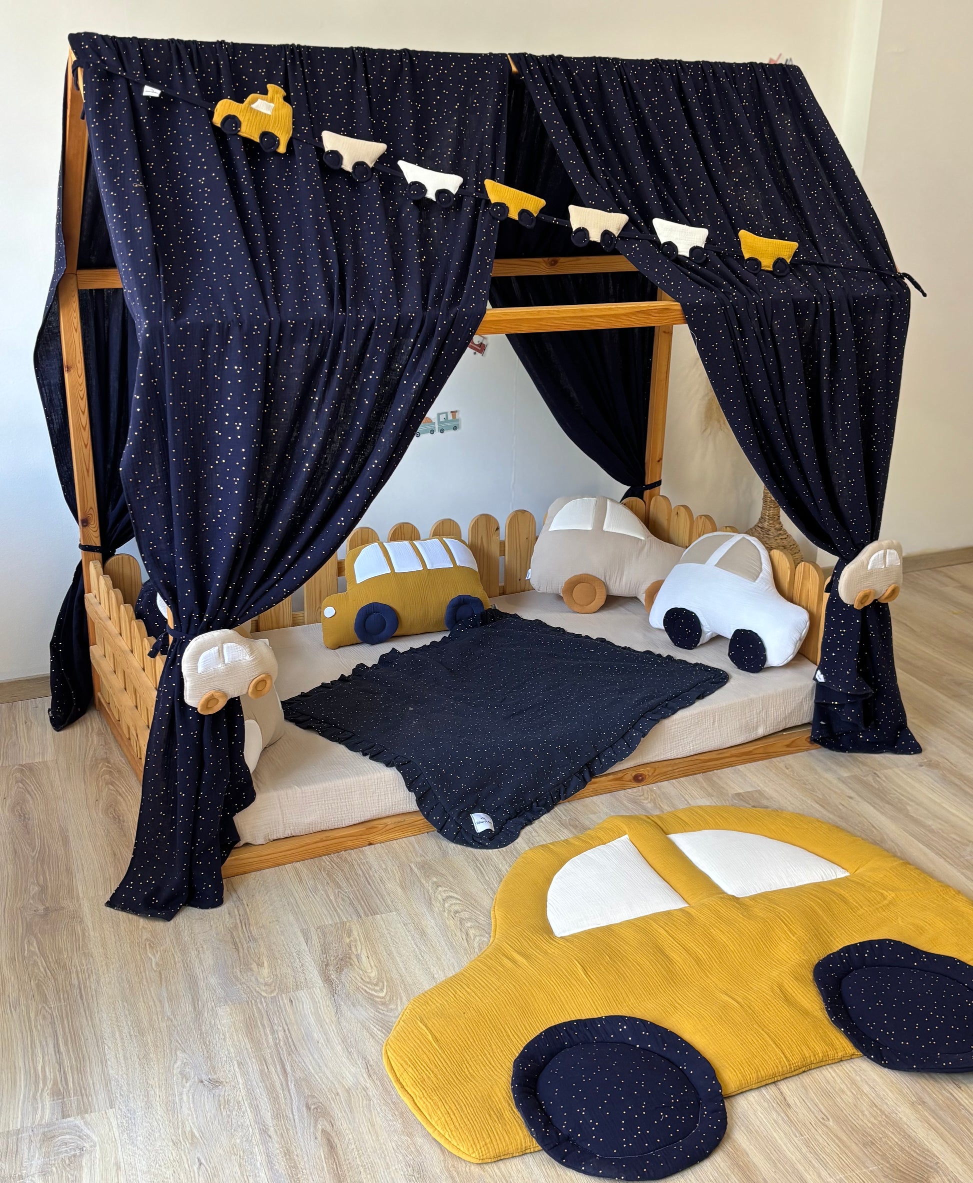 Cotton Muslin Canopy | Toddler Bed Canopy
