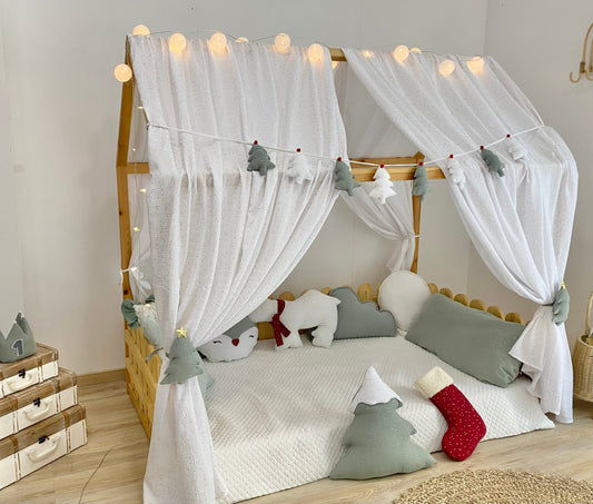 Muslin Canopy | Toddler Bed Canopy