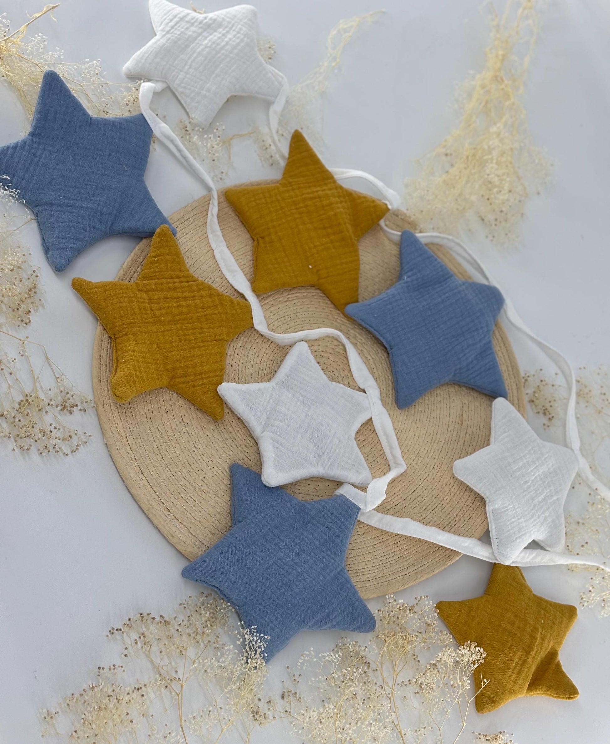 Muslin garland ,Kids garland flag