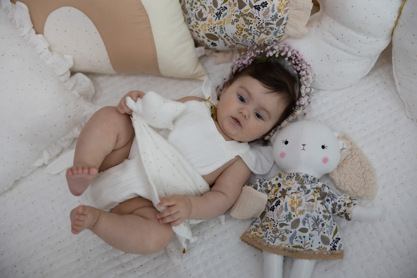 Bunny Rag Doll | Fabric Stuffed Animal