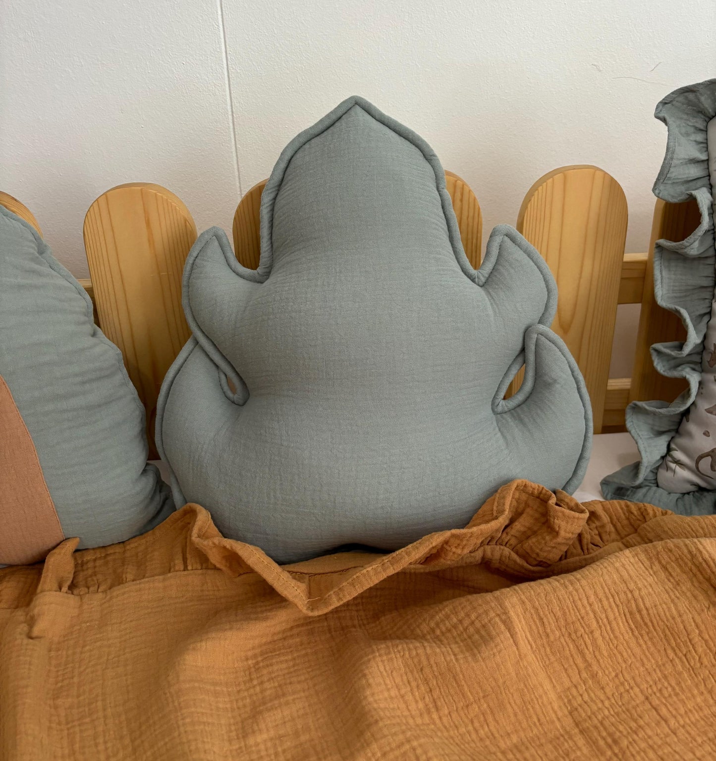 Kids Decorative Dino Pillow, Kids Room Decor Cushion Dinosaur